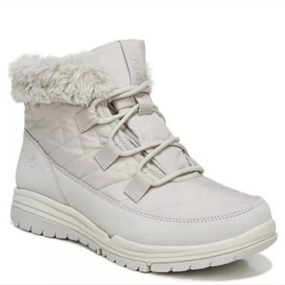 Ryka Shoes - Ryka Aubonne Lace Booties Silver Cloud 9.5 WIDE